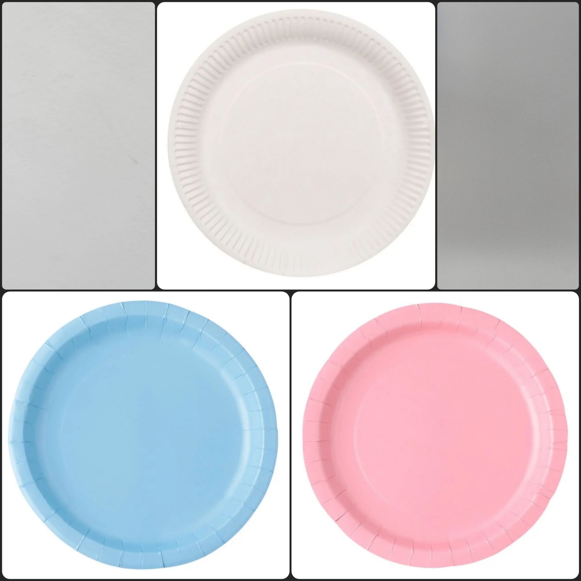 άσπρο, μπλε, ροζ